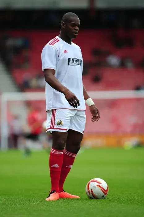 Framed Print : Marlon Harewood in Action: Bristol City vs Bournemouth, 2013 - Football Pre-Season Friendly at Goldsands Stadium Framed Print : Marlon Harewood in Action: Bristol City vs Bournemouth, 2013 - Football Pre-Season Friendly at Goldsands Stadium