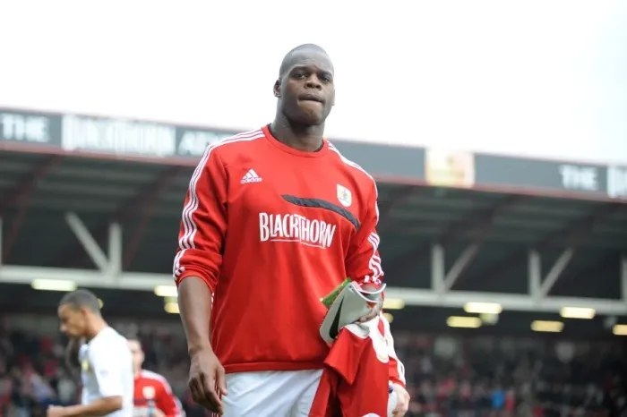Framed Print : Marlon Harewood in Action: Bristol City vs Colchester United, Sky Bet League One, September 2013