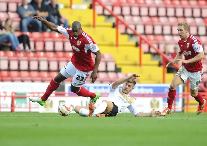 Framed Print : Marlon Harewood's Near Miss: Bristol City vs Colchester United, 2013 Framed Print : Marlon Harewood's Near Miss: Bristol City vs Colchester United, 2013