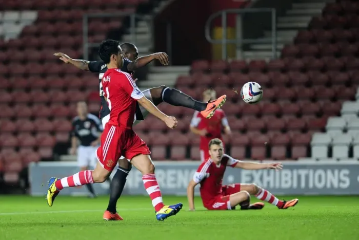 Framed Print : Marlon Harewood's Reach: Southampton vs. Bristol City, Capital One Cup Framed Print : Marlon Harewood's Reach: Southampton vs. Bristol City, Capital One Cup