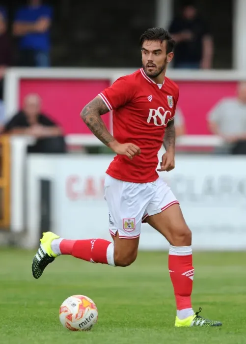 Framed Print : Marlon Pack in Action: Bristol City vs. Bath City, 2015 - Pre-Season Friendly at Twerton Park Framed Print : Marlon Pack in Action: Bristol City vs. Bath City, 2015 - Pre-Season Friendly at Twerton Park