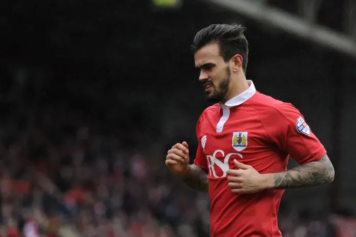 Framed Print : Marlon Pack in Action: Bristol City vs Barnsley, Sky Bet League One, 2015 Framed Print : Marlon Pack in Action: Bristol City vs Barnsley, Sky Bet League One, 2015