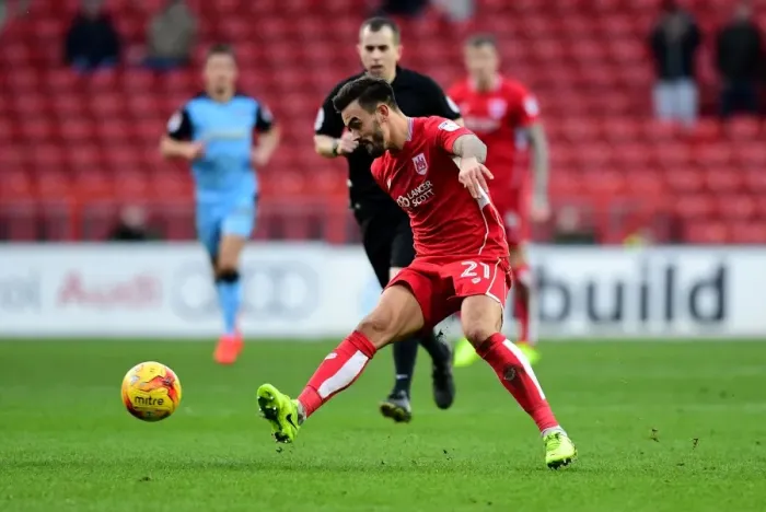 Framed Print : Marlon Pack in Action: Bristol City vs Rotherham United, Sky Bet Championship, 2017 Framed Print : Marlon Pack in Action: Bristol City vs Rotherham United, Sky Bet Championship, 2017