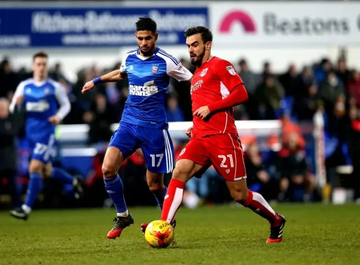 Framed Print : Marlon Pack in Action: Ipswich Town vs. Bristol City Championship Clash, December 2016 Framed Print : Marlon Pack in Action: Ipswich Town vs. Bristol City Championship Clash, December 2016