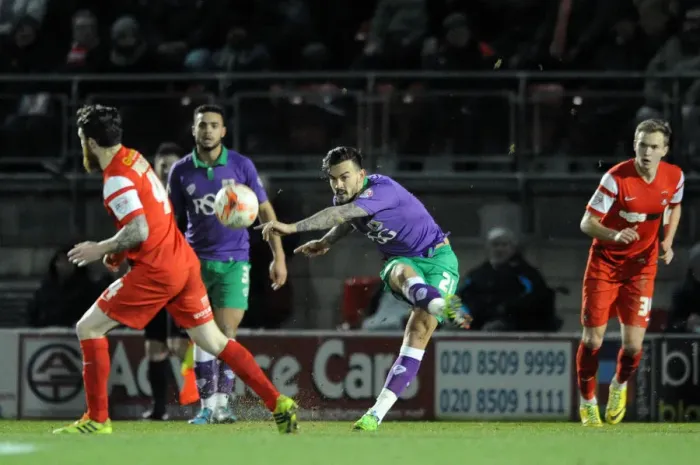 Framed Print : Marlon Pack in Action: Leyton Orient vs. Bristol City, Sky Bet League One (03.03.2015) Framed Print : Marlon Pack in Action: Leyton Orient vs. Bristol City, Sky Bet League One (03.03.2015)
