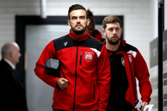 Framed Print : Marlon Pack Arrives at iPro Stadium Ahead of Derby County vs. Bristol City Championship Clash