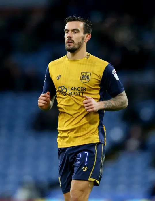 Framed Print : Marlon Pack of Bristol City in Action Against Burnley at Turf Moor, FA Cup Fourth Round