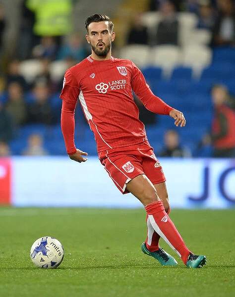 Marlon Pack of Bristol City in Action against Cardiff City, Sky Bet Championship (October 14, 2016)
