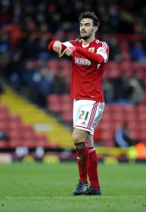 Framed Print : Marlon Pack of Bristol City in Action Against Carlisle United, Sky Bet League One, Ashton Gate, Bristol - 01 / 02 / 2014 Framed Print : Marlon Pack of Bristol City in Action Against Carlisle United, Sky Bet League One, Ashton Gate, Bristol - 01 / 02 / 2014