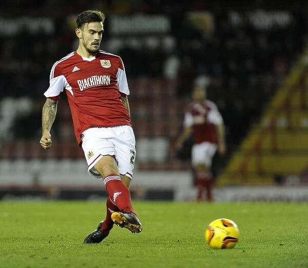Marlon Pack of Bristol City in Action Against Crawley Town, Sky Bet League One, November 2013