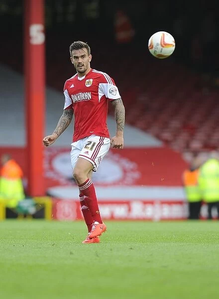 Marlon Pack of Bristol City in Action Against Crewe, Sky Bet League One, 2014