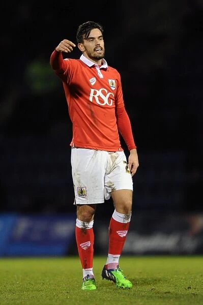 Marlon Pack of Bristol City in Action against Gillingham at Priestfield Stadium, Johnstone's Paint Trophy Area Final (06 / 01 / 2015)