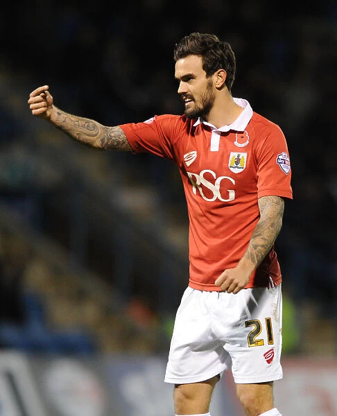 Marlon Pack of Bristol City in Action at Gillingham's Priestfield Stadium during FA Cup Round One