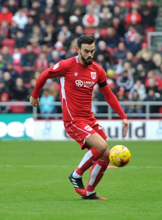Framed Print : Marlon Pack of Bristol City in Action Against Ipswich Town, Sky Bet Championship, Ashton Gate, Bristol, England (December 3, 2016)