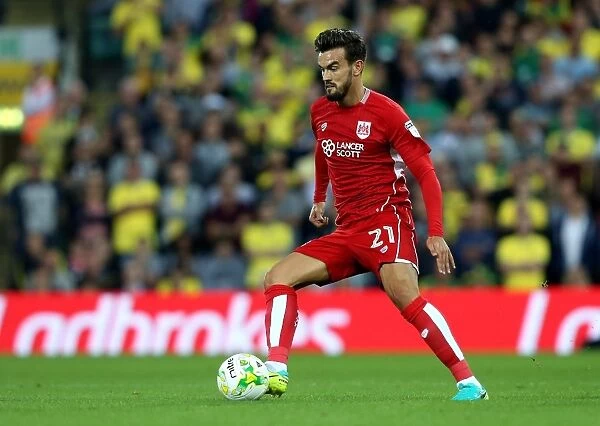 Marlon Pack of Bristol City in Action Against Norwich City, Sky Bet Championship 2016
