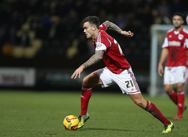 Marlon Pack of Bristol City in Action against Notts County, Sky Bet League One, December 2013