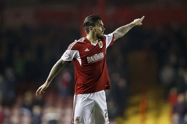 Marlon Pack of Bristol City in Action Against Port Vale - Sky Bet League One, 2014