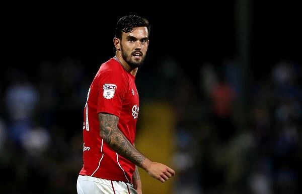 Marlon Pack of Bristol City in Action against Scunthorpe United at Glanford Park, 2016 EFL Cup Second Round