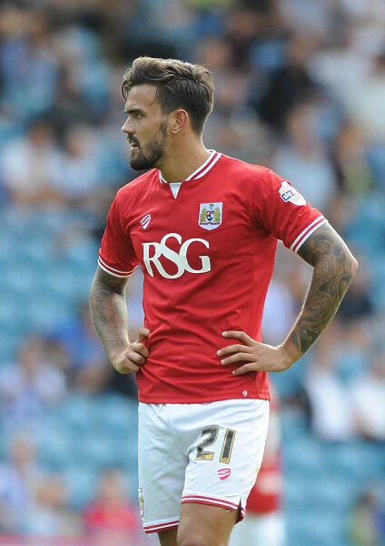 Marlon Pack of Bristol City in Action against Sheffield Wednesday, Sky Bet Championship (August 8, 2015)