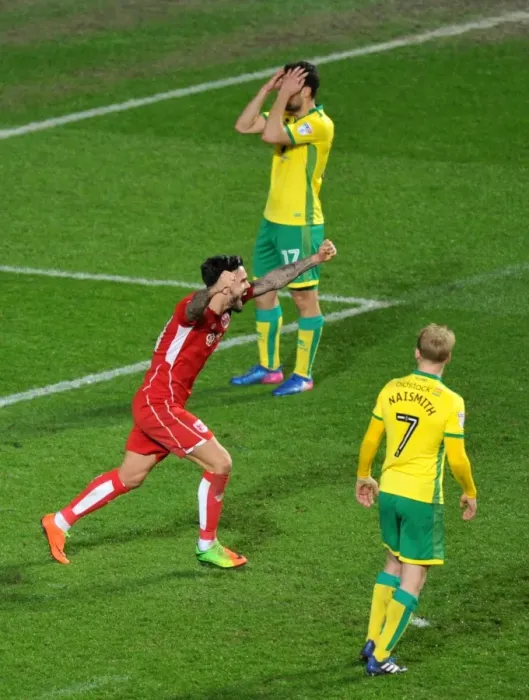 Framed Print : Marlon Pack Celebrates Bailey Wright's Equalizer: Bristol City vs. Norwich City, Sky Bet Championship (07 / 03 / 2017) Framed Print : Marlon Pack Celebrates Bailey Wright's Equalizer: Bristol City vs. Norwich City, Sky Bet Championship (07 / 03 / 2017)