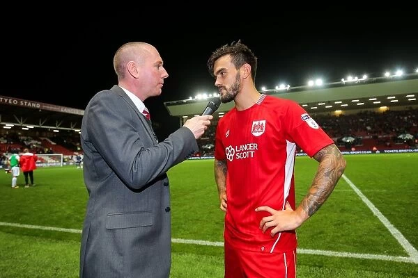 Marlon Pack Receives Man of the Match Award after Securing 1-0 Win for Bristol City