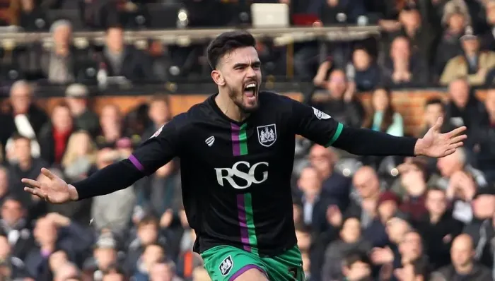 Framed Print : Marlon Pack Scores Equalizer: Fulham vs. Bristol City, Sky Bet Championship (12 March 2016)