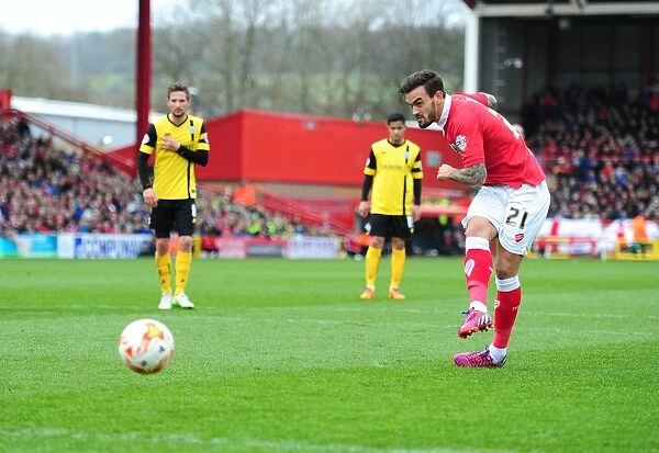Marlon Pack Scores Penalty: Bristol City vs Barnsley, Sky Bet League One, 2015