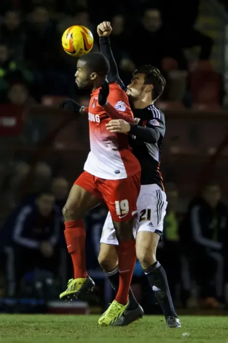 Framed Print : Marlon Pack vs. Yohann Lasimant: Intense Clash Between Leyton Orient and Bristol City Footballers Framed Print : Marlon Pack vs. Yohann Lasimant: Intense Clash Between Leyton Orient and Bristol City Footballers