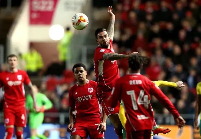 Framed Print : Marlon Pack Wins a Header: Bristol City vs. Norwich City, Sky Bet Championship (07 / 03 / 2017) Framed Print : Marlon Pack Wins a Header: Bristol City vs. Norwich City, Sky Bet Championship (07 / 03 / 2017)