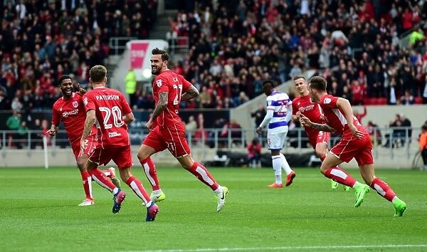 Marlon Pack's Euphoric Goal: A Memorable Moment in Bristol City's Sky Bet Championship Victory over Queens Park Rangers (April 14, 2017)