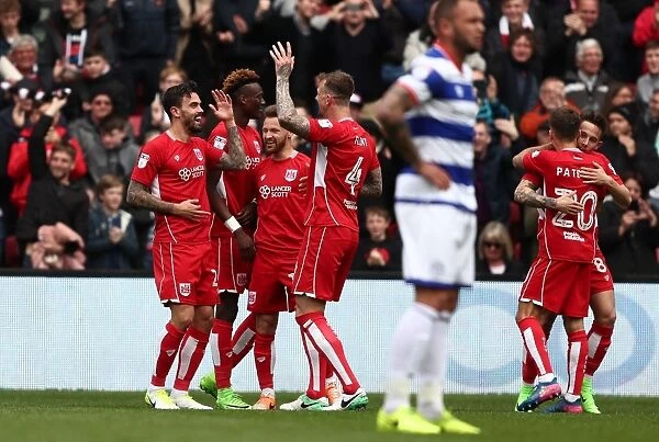 Marlon Pack's Euphoric Goal: The Thrilling Moment That Secured Bristol City's Championship Win Against Queens Park Rangers (April 14, 2017)