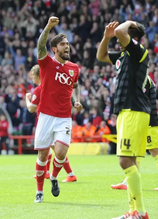Framed Print : Marlon Pack's Goal Celebration: Bristol City's Victory Over Walsall, May 2015 Framed Print : Marlon Pack's Goal Celebration: Bristol City's Victory Over Walsall, May 2015