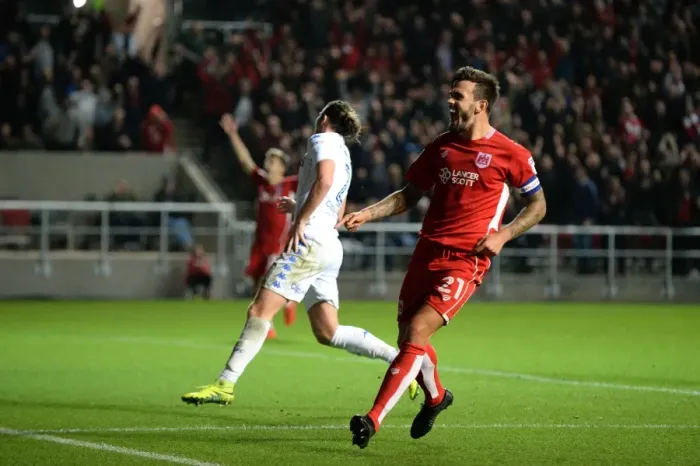 Framed Print : Marlon Pack's Thrilling Goal Celebration: Bristol City vs Leeds United, 2016 Framed Print : Marlon Pack's Thrilling Goal Celebration: Bristol City vs Leeds United, 2016