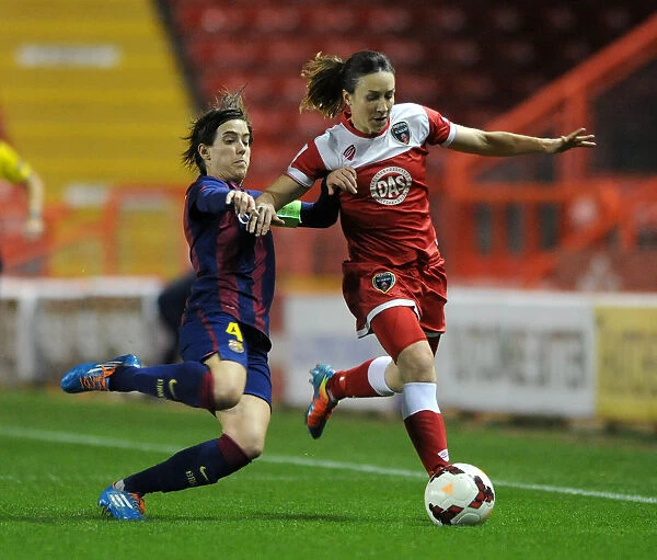 Marta Unzue vs. Corinne Yorston: A Champions League Battle at Ashton Gate - Bristol Academy Women's FC versus FC Barcelona