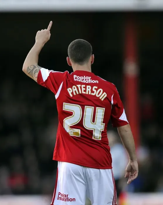 Framed Print : Martin Paterson in Action: Bristol City vs Swindon Town, Sky Bet League One, 2014 Framed Print : Martin Paterson in Action: Bristol City vs Swindon Town, Sky Bet League One, 2014