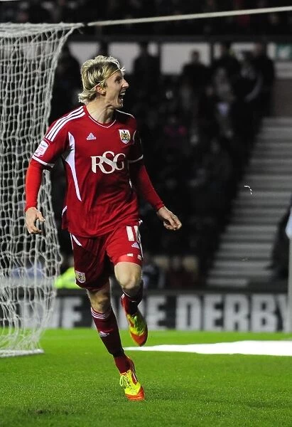 Martyn Woolford Scores: Championship Showdown - Derby County vs. Bristol City (10th December 2011)