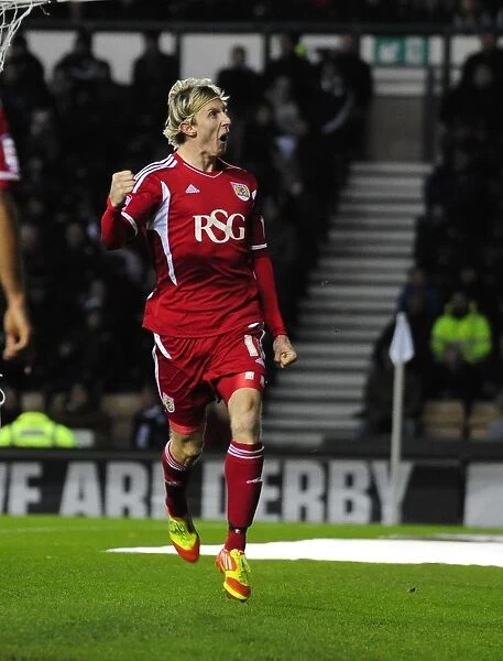 Martyn Woolford Scores: Derby County Championship Match, 10 / 12 / 2011 - Bristol City's Victory Moment