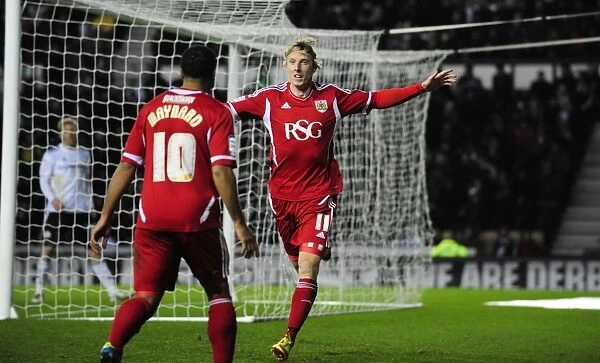 Martyn Woolford's Championship Goal Celebration: Derby County vs. Bristol City (10 / 12 / 2011)
