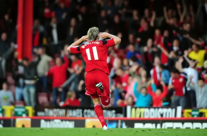 Framed Print : Martyn Woolford's Goal Celebration: Bristol City vs Crystal Palace, Championship 2012 Framed Print : Martyn Woolford's Goal Celebration: Bristol City vs Crystal Palace, Championship 2012