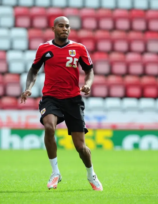Framed Print : Marvin Elliott at Bristol City Football Club's Pre-Season Open Day, August 3, 2012