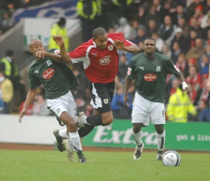 Framed Print : Marvin Elliott: Fueling the Fire in the Plymouth vs. Bristol City Football Rivalry