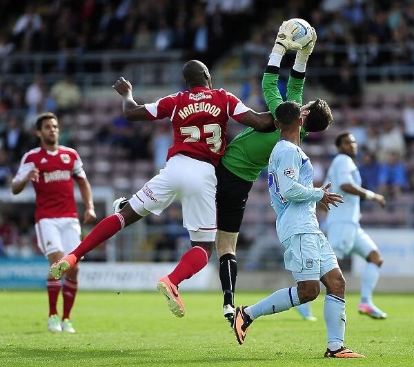 Marvin Elliott vs Joe Murphy Clash: Coventry vs Bristol City Football Rivalry, Sky Bet League One, 2013