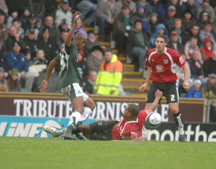 Framed Print : Marvin Elliott's Epic Goal: A Moment to Remember - Plymouth vs. Bristol City