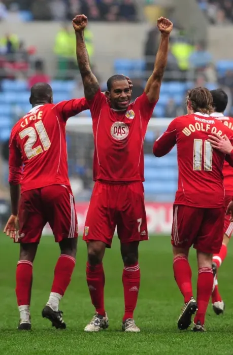 Framed Print : Marvin Elliott's Four-Goal Sensation: Coventry City vs. Bristol City, Championship Match, 05 / 03 / 2011