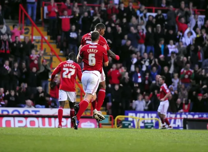 Framed Print : Marvin Elliott's Thrilling Goal Celebration: Bristol City vs. Preston North End, Championship Match, 2010 Framed Print : Marvin Elliott's Thrilling Goal Celebration: Bristol City vs. Preston North End, Championship Match, 2010