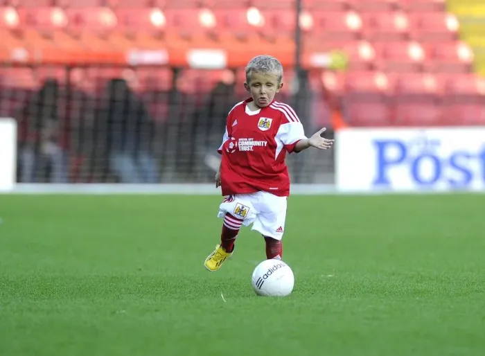 Framed Print : Mascot Showdown: Bristol City vs Oldham Athletic at Ashton Gate - November 2013 (Sky Bet League One)