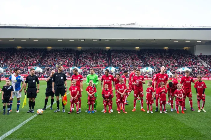Framed Print : Mascots of Bristol City and Blackburn Rovers Line Up Ahead of Championship Clash at Ashton Gate Stadium Framed Print : Mascots of Bristol City and Blackburn Rovers Line Up Ahead of Championship Clash at Ashton Gate Stadium