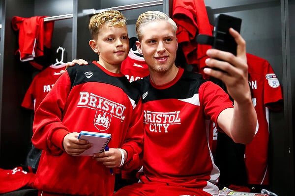 Mascots in the Bristol City Dressing Room: Unity Before the Barnsley Match