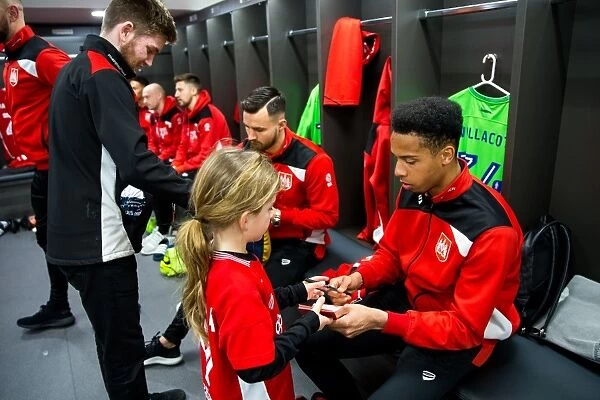 Mascots in the Dressing Room: A Pre-Match Tradition at Ashton Gate (Bristol City vs Huddersfield Town)