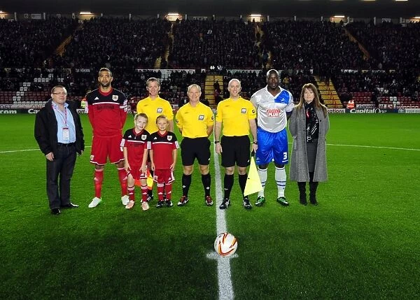 Mascots Face-Off: Bristol City vs Millwall Championship Clash at Ashton Gate Stadium - October 2012